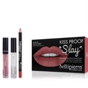 Bellapierre Cosmetics Kiss Proof Slay Kit- NUDE- NIB